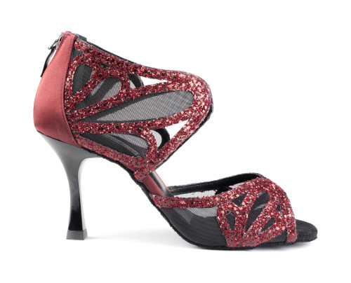 Portdance Women´s dance shoes PD808 - Bordeaux - 7 cm