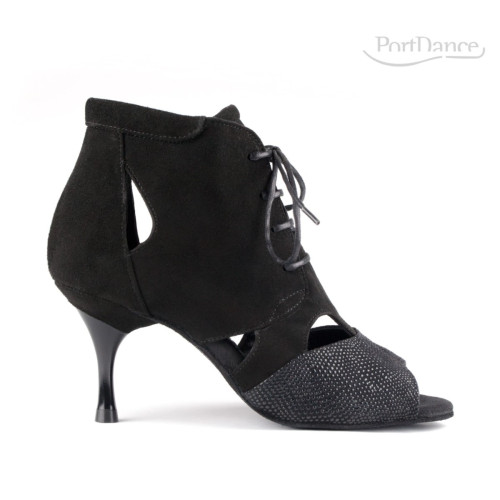 PortDance Mulheres Sapatos de Dança PD809 - Nobuck Preto