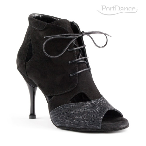 PortDance Mulheres Sapatos de Dança PD809 - Nobuck Preto