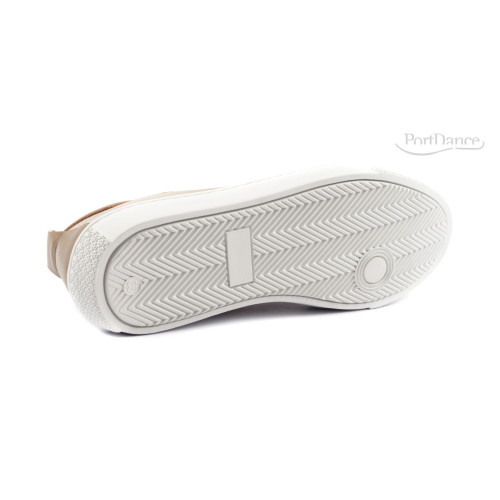 Portdance Dames Sneakers PD962 - Leer Beige