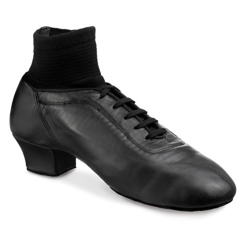 Rummos Homens Latino Sapatos de Dança Premier 001 - Pele Preto - Normal - 45 Latino - EUR 41