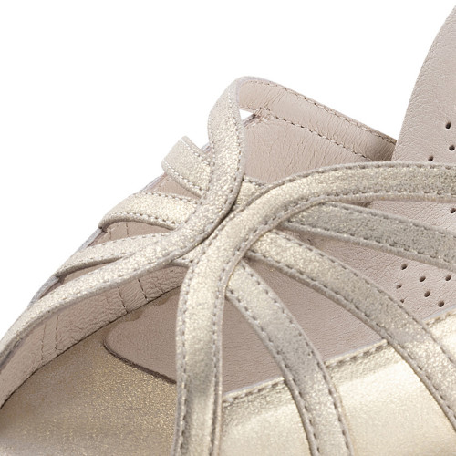Werner Kern Women´s dance shoes Smilla - Perl Nude Leather - 5 cm Flare  - Größe: UK 6,5