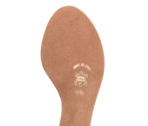 Anna Kern Sapatos de dança Elodie - Pele Prata - 7,5 cm [UK 6,5]