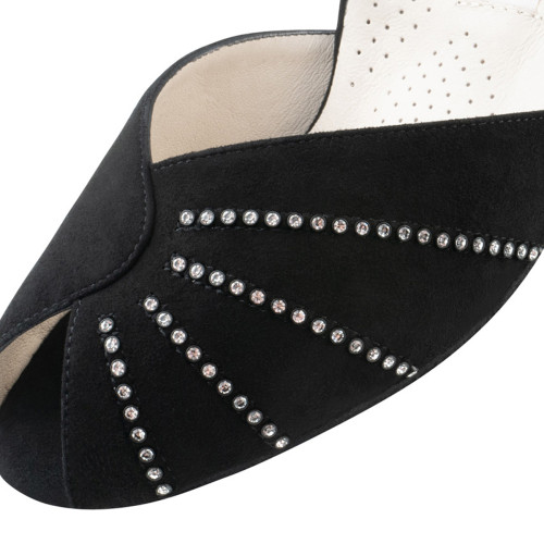 Werner Kern Women´s dance shoes Sonia - Black Suede - 5 cm  - Größe: UK 6