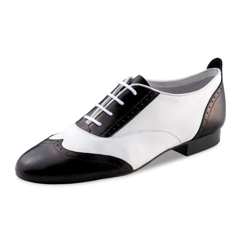 Werner Kern Femmes Trainer Chaussures de Danse Taylor - Couleur: Noir/Wei&szlig; - Sohle: Rauleder - Pointure: EU 39 1/3