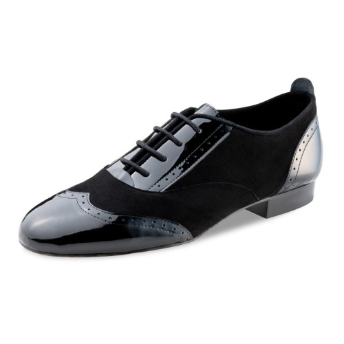 Werner Kern Damen Trainer Tanzschuhe Taylor LS - Farbe: Schwarz - Sohle: Leder - Größe: EU 40 2/3