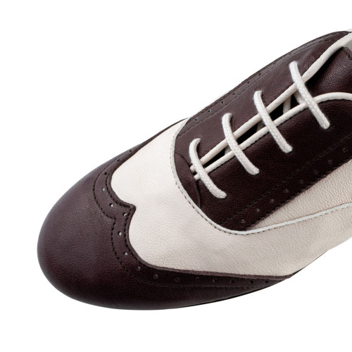 Werner Kern Damen Trainer Tanzschuhe Taylor LS - Farbe: Barolo/Creme - Sohle: Leder - Größe: EU 40 2/3