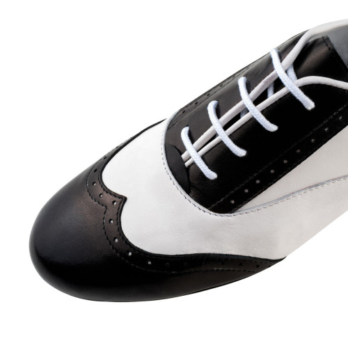 Werner Kern Femmes Trainer Chaussures de Danse Taylor LS - Couleur: Noir/Wei&szlig; - Sohle: Cuir - Pointure: EU 38 2/3