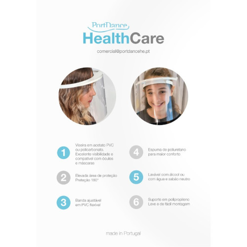 PortDance Health Care - Face Shield - Transparent