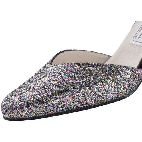 Werner Kern Women´s dance shoes Betty 6,5 - Brocade Silver