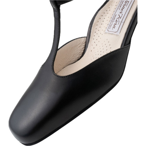 Werner Kern Women´s dance shoes Celine - Black Leather - 5,5 cm  - Größe: UK 3