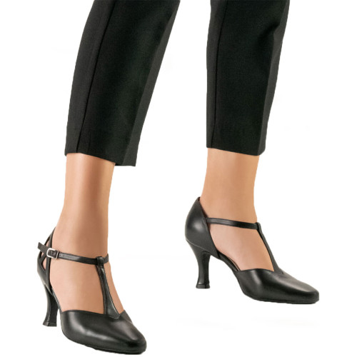 Werner Kern Femmes Chaussures de Danse Andrea - Cuir Noir - 6,5 cm [UK 5,5]