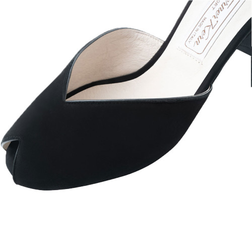 Werner Kern Women´s dance shoes Asta - Black Suede - 5,5 cm  - Größe: UK 5,5