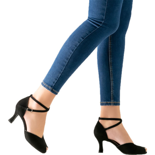 Werner Kern Damen Tanzschuhe Asta 6,5 - Veloursleder