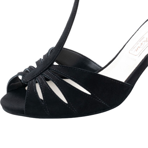 Werner Kern Mulheres Sapatos de Dança Dalia - Camurça Preto