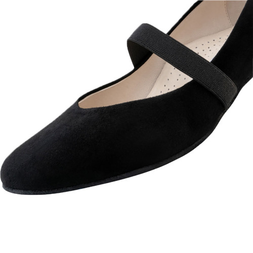 Werner Kern Femmes Chaussures de Danse Daniela - Suède Noir - 3,4 cm [UK 5,5]