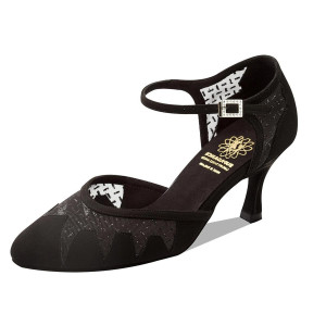 Supadance Femmes Chaussures de Danse 1040 - Nubuck Noir