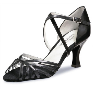 Anna Kern Mujeres Zapatos de Baile Jolie - Leder Negro