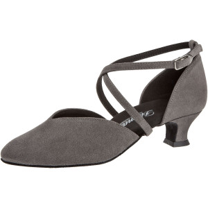 Diamant Femmes Chaussures de Danse 107-013-009 - Suéde Gris - 4,2 cm