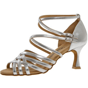 Diamant Mujeres Zapatos de Baile 108-087-013 - Plateado - 6,5 cm Flare  - Größe: UK 5