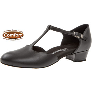 Diamant - Femmes Chaussures de Danse 053-029-034 - Cuir Noir