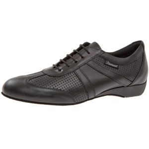 Diamant Uomini Ballroom Sneakers 133-225-042 - Pelle Nero [Largo] - 2,5 cm