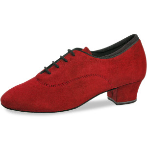 Diamant Ladies Practice Shoes 140-034-523-A - Suede Red - 3,7 cm