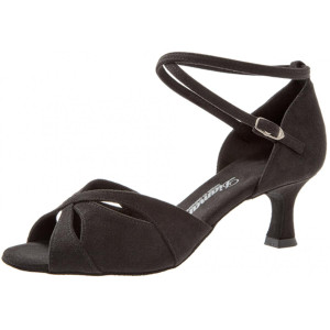 Diamant Mujeres Zapatos de Baile 141-077-335 - Microfibra Negro - 5 cm