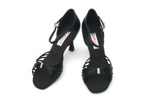 Dancelife Damen Tanzschuhe 14605 - Satin Schwarz