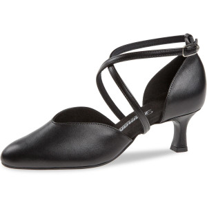 Diamant Mujeres Zapatos de Baile 170-106-034-V - Cuero Negro - 5 cm