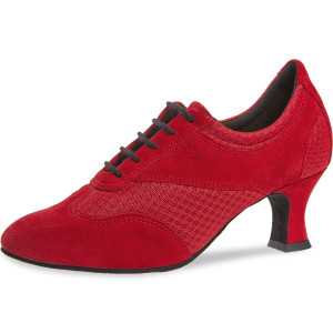 Diamant Women´s dance shoes 183-009-579 - Suede Red - 5,5 cm