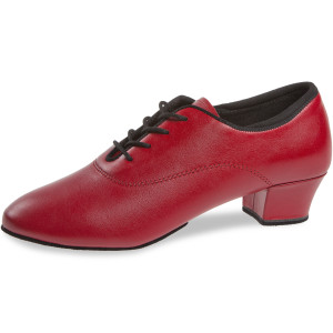 Diamant Mujeres Zapatos de Baile 185-234-403-A - Cuero Rojo - 3,7 cm