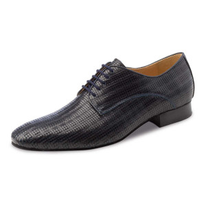 Werner Kern Heren Dansschoenen Ravenna - Leer Grattato Blu [UK 7 - B-Ware]