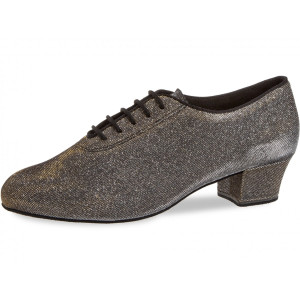 Diamant Ladies Practice Shoes 093-034-509-A - Brocade black-Silver - 3,7 cm