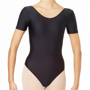 Intermezzo Girls Ballet Body/Leotard with round neck and sleeves short 3050 Bodyly Mc