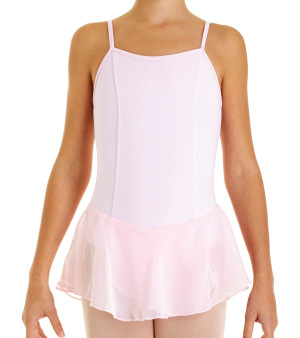 Intermezzo Damen Ballett Body/Trikot mit Rock und Spaghetti-Trägern 3056 Bodyretomer Strap