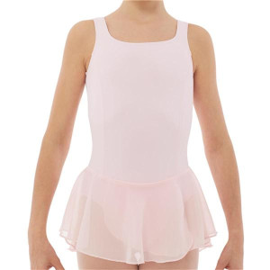 Intermezzo Meisjes Ballet Turnpakje/Leotard met Rok en riemen smal 3057 Bodyretomer Cam - Rose (007) - Maat: 8