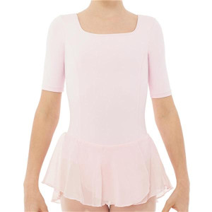 Intermezzo Girls Ballet Body/Leotard with skirt and sleeves short 3058 Bodyretomer Mc