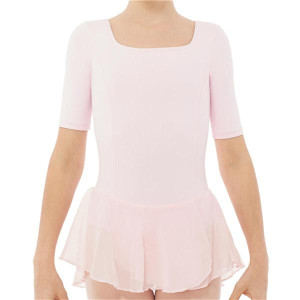 Intermezzo Mädchen Ballett Body/Trikot mit Rock und Ärmeln kurz 3058 Bodyretomer Mc