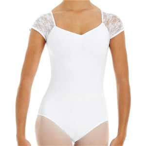 Intermezzo Girls Ballet Body/Leotard with sleeves short 31125 Bodyblondcor