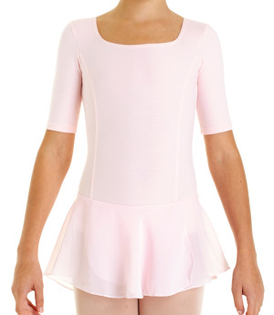 Intermezzo Girls Ballet Body/Leotard with skirt and sleeves short 3360 Bodyreto Mc