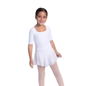 Intermezzo Girls Ballet Body/Leotard with skirt and sleeves short 3360 Bodyreto Mc