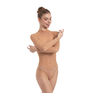Intermezzo Ladies Ballet Body/Leotard with stand-up collar and sleeves long 3745 Bodytrans Ml