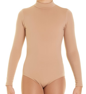 Intermezzo Girls Skating Body/Leotard with stand-up collar and sleeves long 3835 Bodyperch Ml
