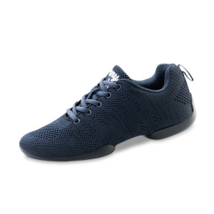 Anna Kern Hombres Dance Sneakers 4030 Bold - Azul/Negro - Suela Sneaker  - Größe: UK 7