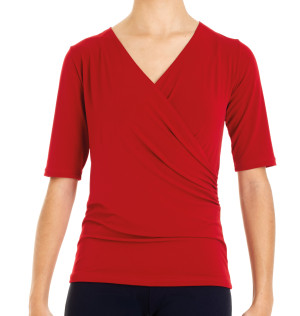 Intermezzo Damen Shirt/Oberteil kurzarm 6183 Camcruriz10 - Rot (036) - Größe: XXL