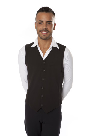 Intermezzo Mens Dance Gilet/Vest 6286 Arcamilcor - Black (037) - Size: XXL