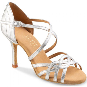 Rummos Dames Dansschoenen Elite Gaia 009 - Leer Zilver