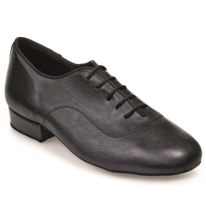 Rummos Homens Ballroom Sapatos de Dança R316 - Pele Preto - 2,5 cm