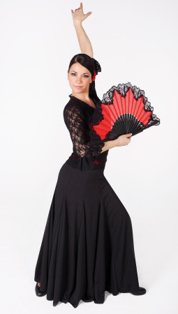 Intermezzo Girls Flamenco Skirt/Dance Skirt 7718 Faldatamgo